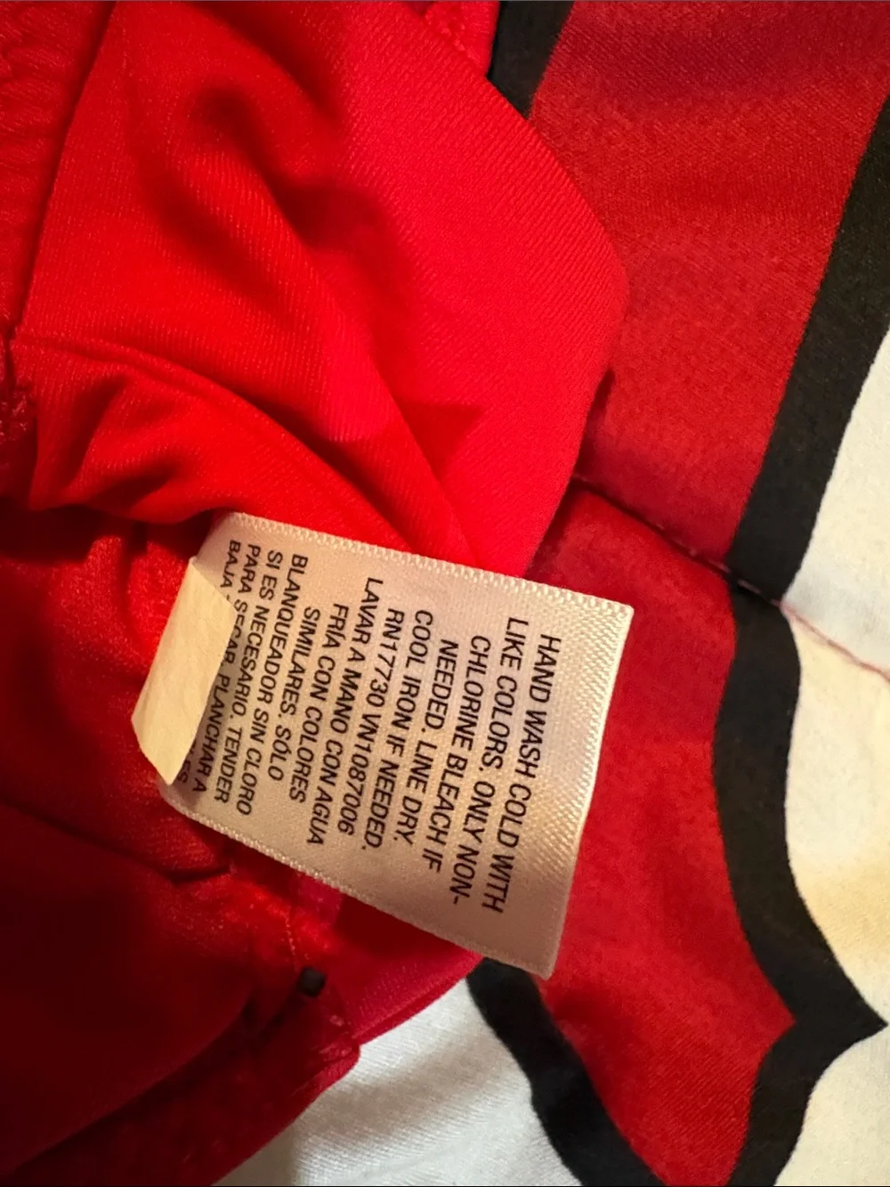 Women’s Red One-Piece Swimsuit - Classic Scoop Neck good condition